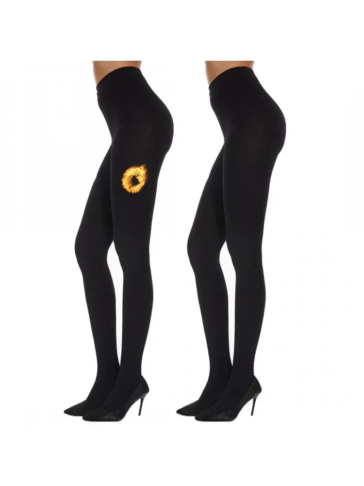 Ladies Wine Red Tights Multi size Light Leggings Winter 150d Plus Velvet Leg Artifact Padded Stockings Large Bottoming Pantyhose
