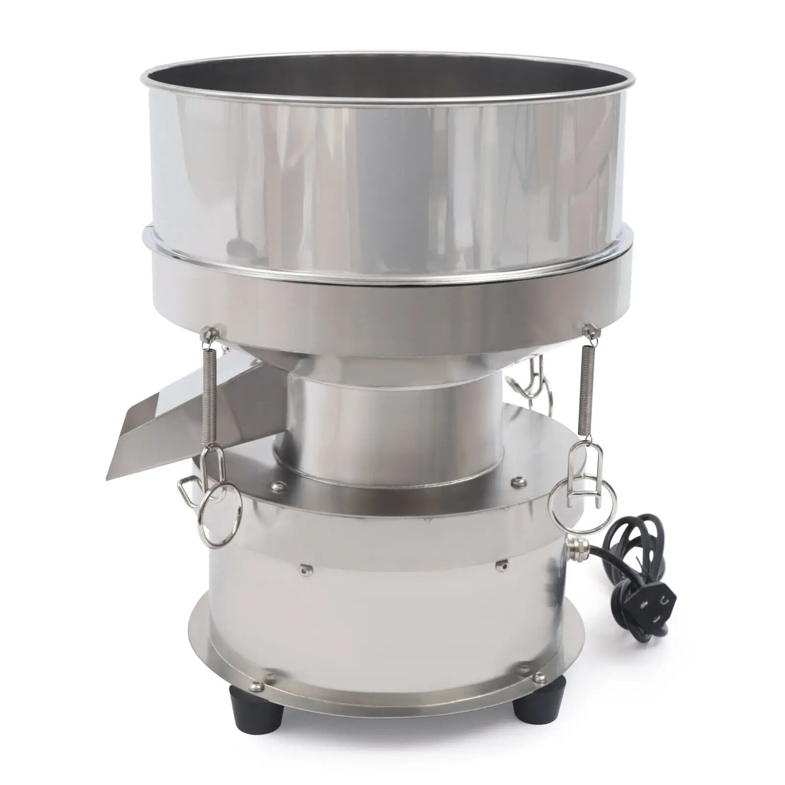 110/220V Automatic Electric Vibrating Sieving Machine Powder Screening Machine Stainless Steel Sieve Shaker Vibrating Screen
