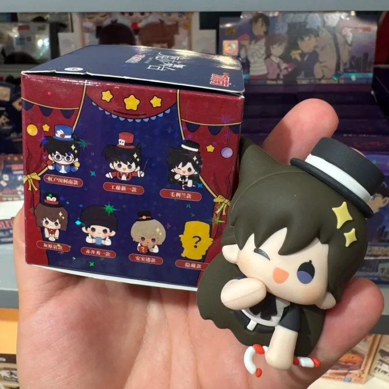 ของแท้ ชุดนักสืบโคนัน ซีรีส์เวทมนตร์บนเวที กล่องสุ่มแม่เหล็กติดตู้เย็น ของตกแต่ง รุ่นราเชล ตุ๊กตาของเล่น ของขวัญ