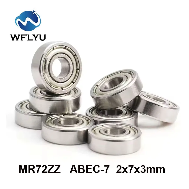 WFLYU WHUZF شحن مجاني MR72ZZ تحمل 10 قطعة ABEC-5 2X7X3mm مصغرة الكرة MR72 ZZ محامل WML2007 ZZX
