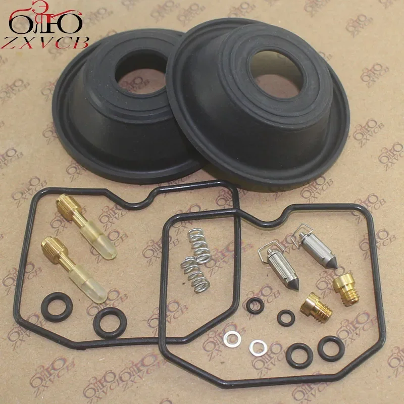 Kit de reparación de carburador de motocicleta, piezas de diafragma de émbolo, para KLE500 1991-2005 KLE 500, 2 juegos