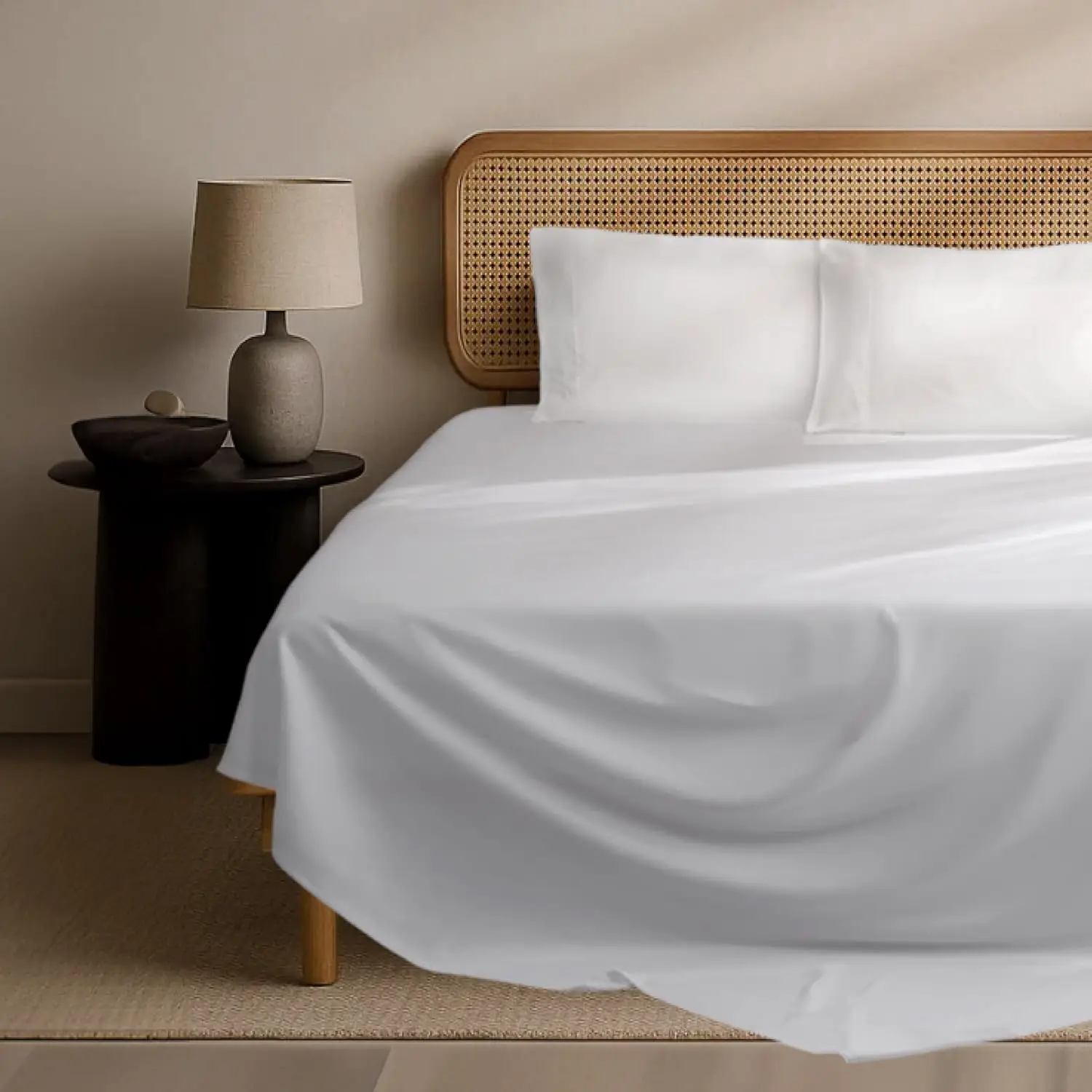 

King Sheet Set 4 Piece, Viscose from Bamboo, Ultra-Soft Breathable Bed Sheets for Hot Sleeper, 1400 Thread Count, Deep Pocket Up