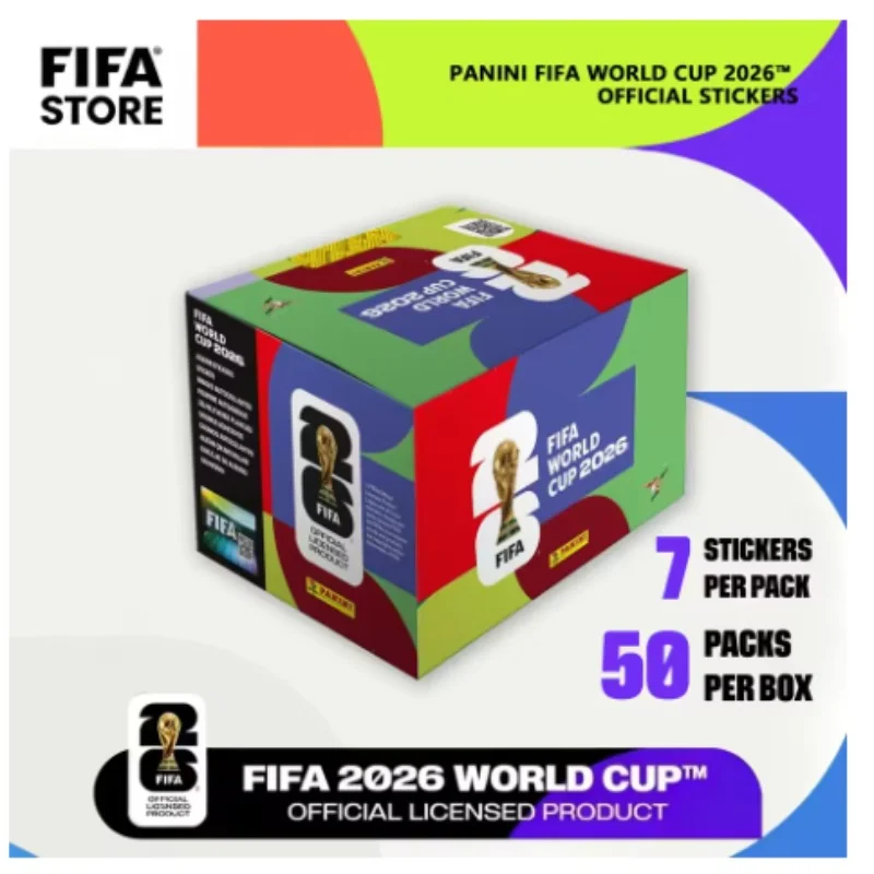 2026 Genuine Panini Official FIFA World Cup Soccer Cards Sticker Packs & Album Limited Edition Collection Soccer Memorabilia Set
