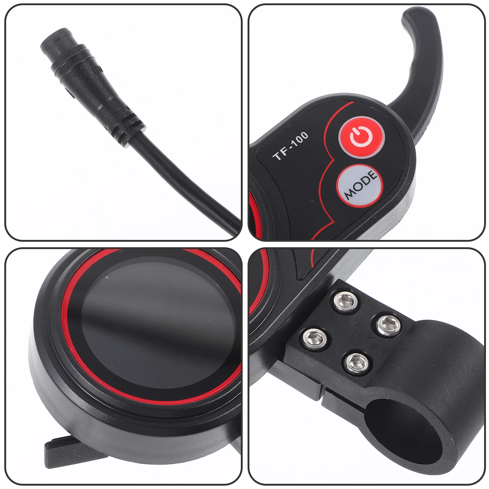 

Electric Scooter Display Panel Six-Pin Sturdy Handlebar Screen Replacement Part Compatible with Kugoo M4 Scooter Accessories