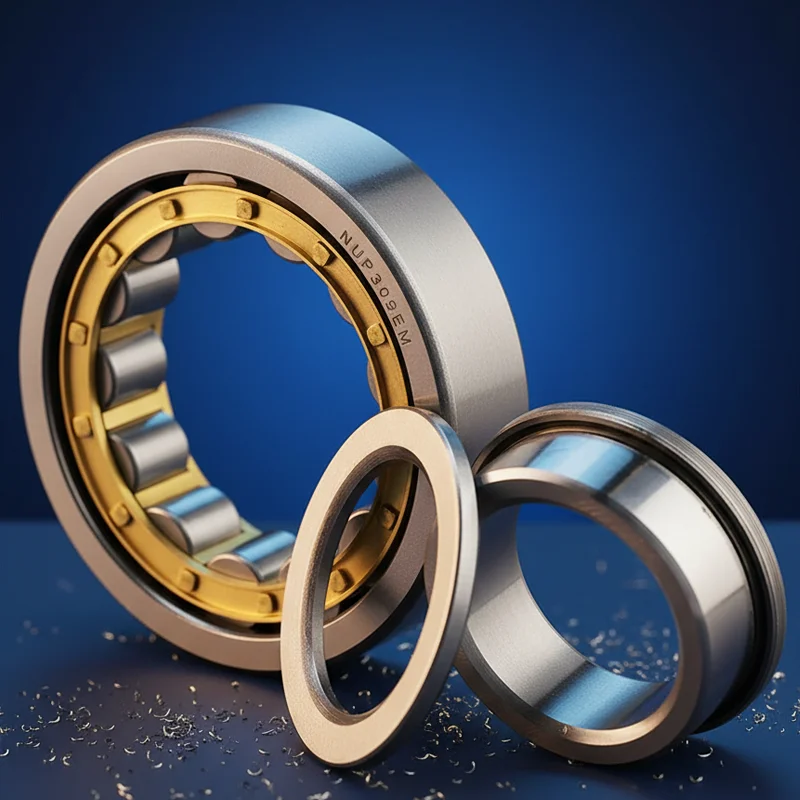 Cylindrical Roller Bearing - Single Row Full N Width without Stop Ring NUP405 406 407 408 409 410 EM