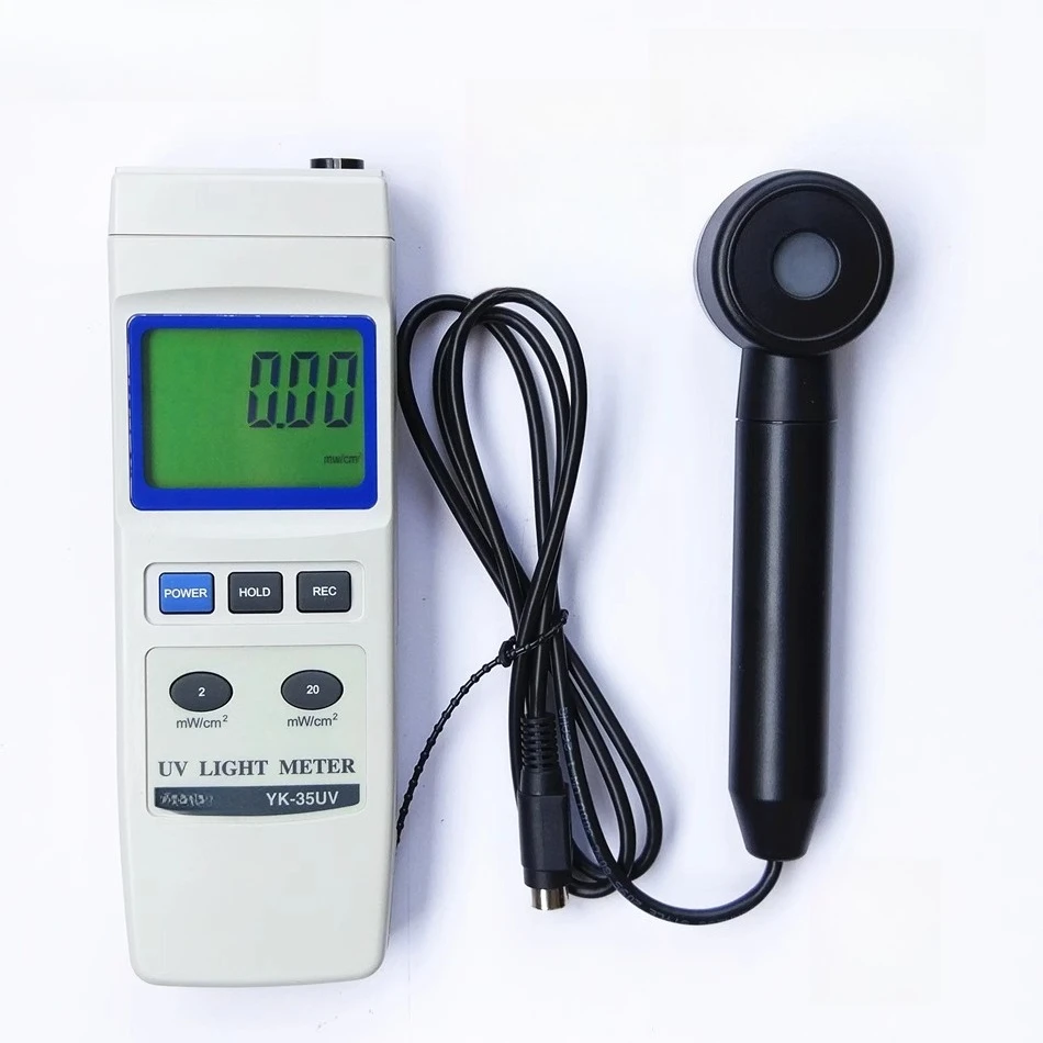 YK-35UV UVA+UVB Ultraviolet Intensity Meter Illuminance Meter Table