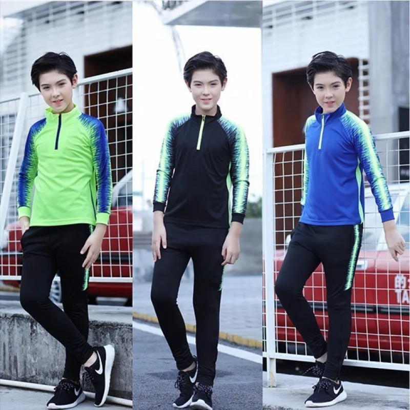 

Зимние детские футбольные майки, комплекты Survetement, футбольный комплект, спортивная одежда для бега, мужской и женский тренировочный спортивный костюм, униформа, костюм