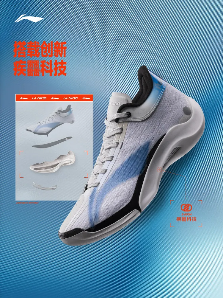 LI NING YUSHUAI20 Men mid top stable wear-resistant anti slip, cushioned, rebound professional practical sports basketball shoes