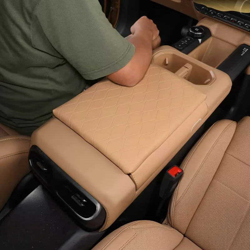 Fit for GAC Trumpchi Yue7 2026 Car Armrest Box Cover Central Control Armrest Height-increasing Protective Pad Car Interior Parts