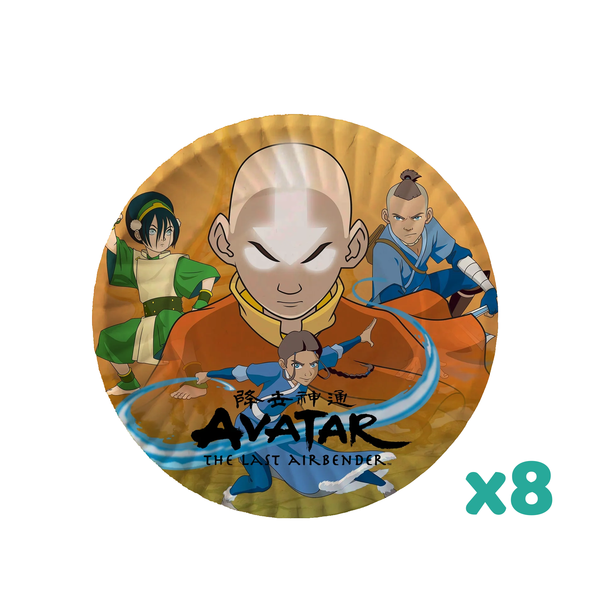 Dekoracja urodzinowa Avatar the Last Airbender The Legend of Korra Theme Supplies Banner Cups dla dzieci