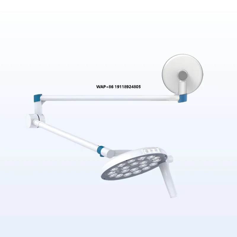 Wall-mounted electric LED operating lamp, illumination 70000LUX, high color rendering index 96, suitable and gynecolo