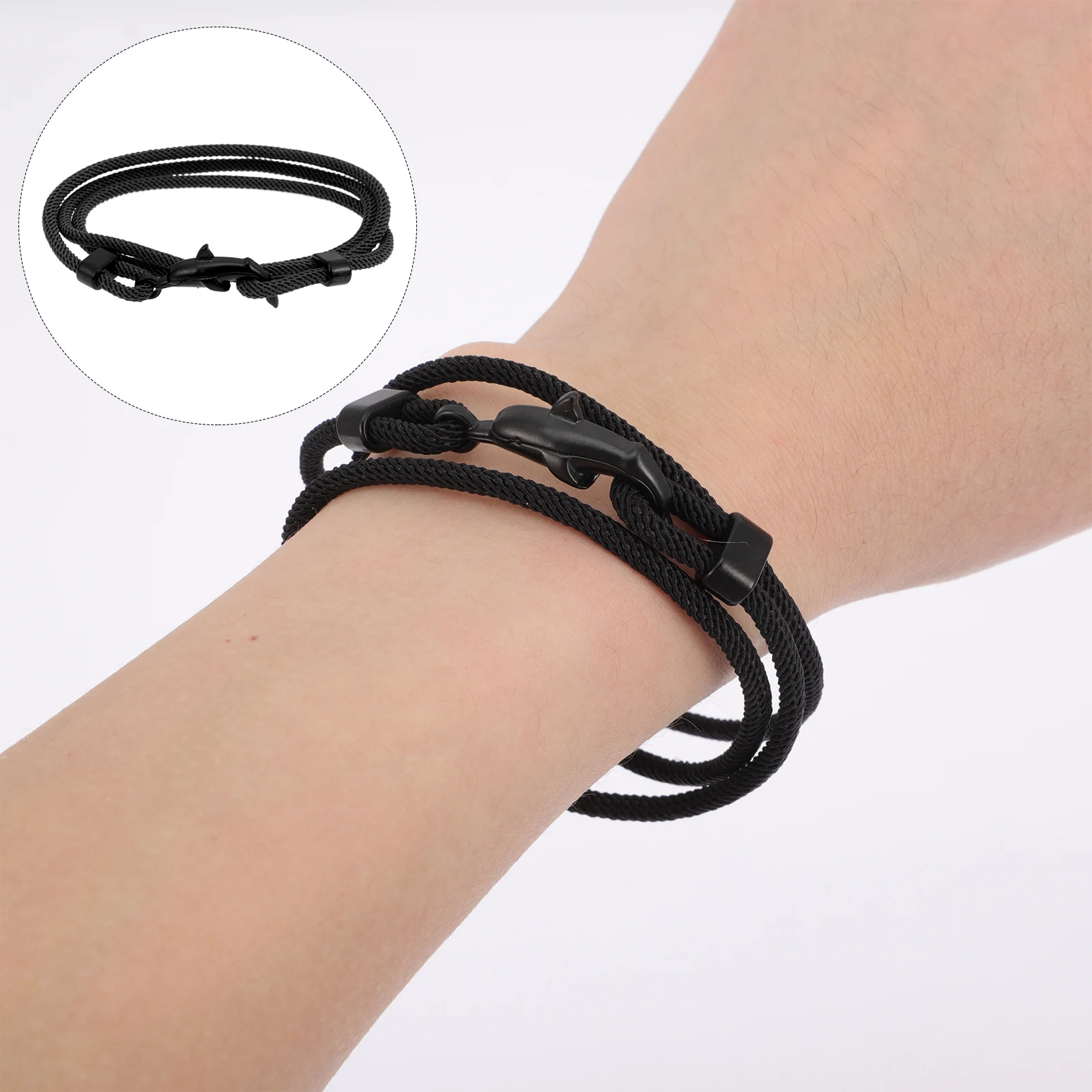 

Dolphin Bracelet Jewelry for Women Hand Crystal Hand-beaded Rope Bracelets