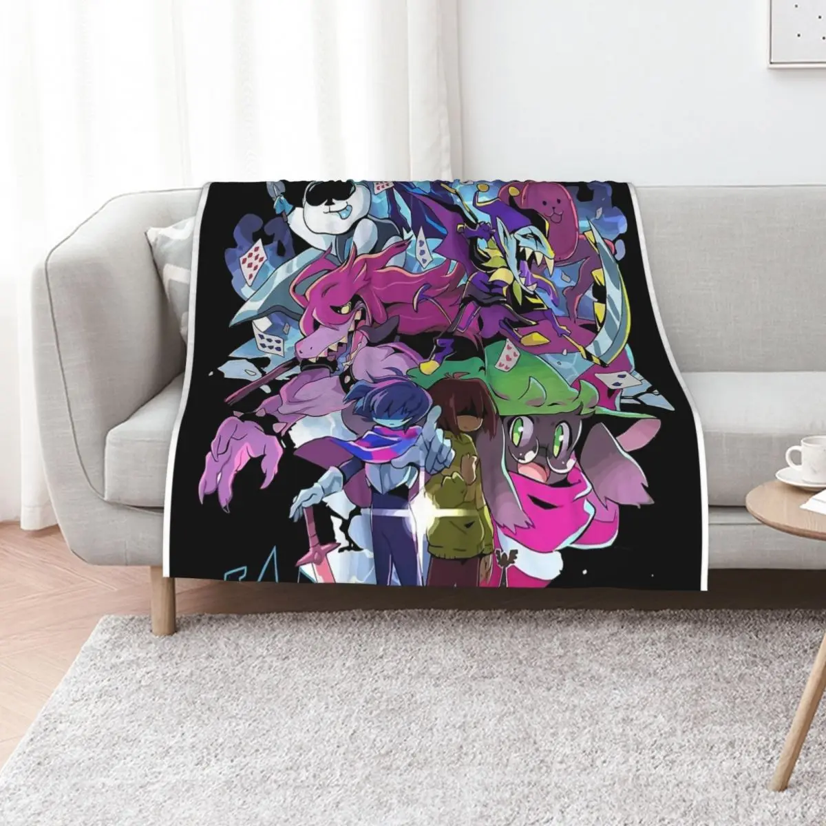Deltarune - Adventure Throw Blanket Winter beds for sofa Polar sofa bed valentine gift ideas Softest Blankets