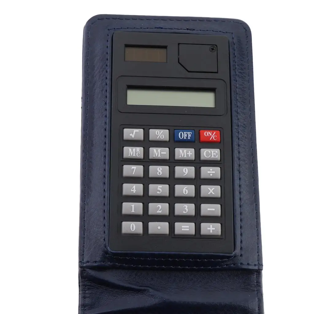 Hard Cover Writing Notebook with Pen Loop And Fine Leather Top, Includes 8 Bit