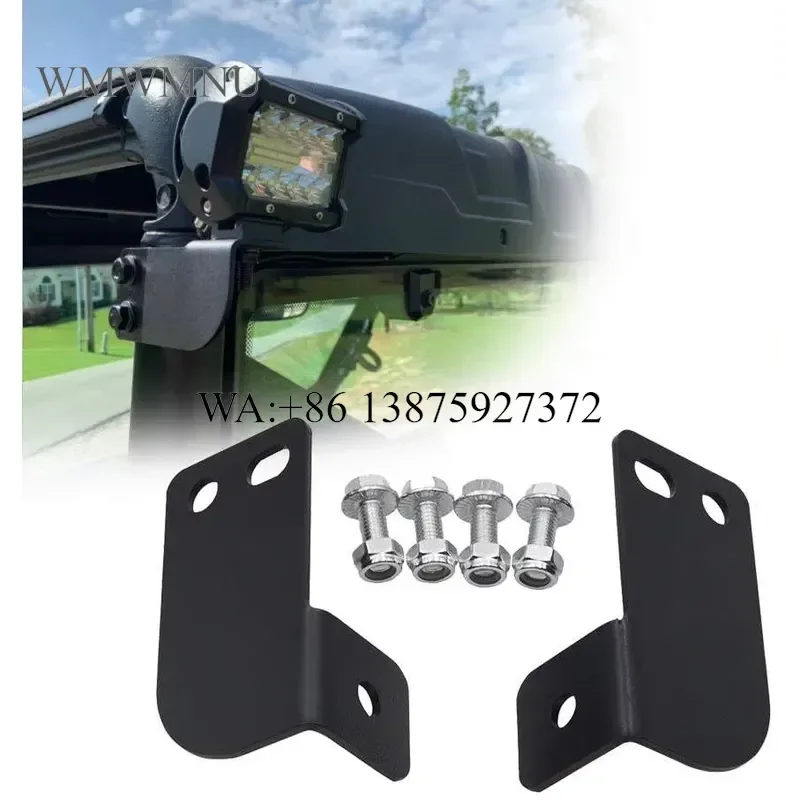 Wmwmnu Rear Roll Cage LED Reverse Light Mounting Brackets Fit for Polaris Ranger Full Size 2013-2019 LED Pod Light Holder
