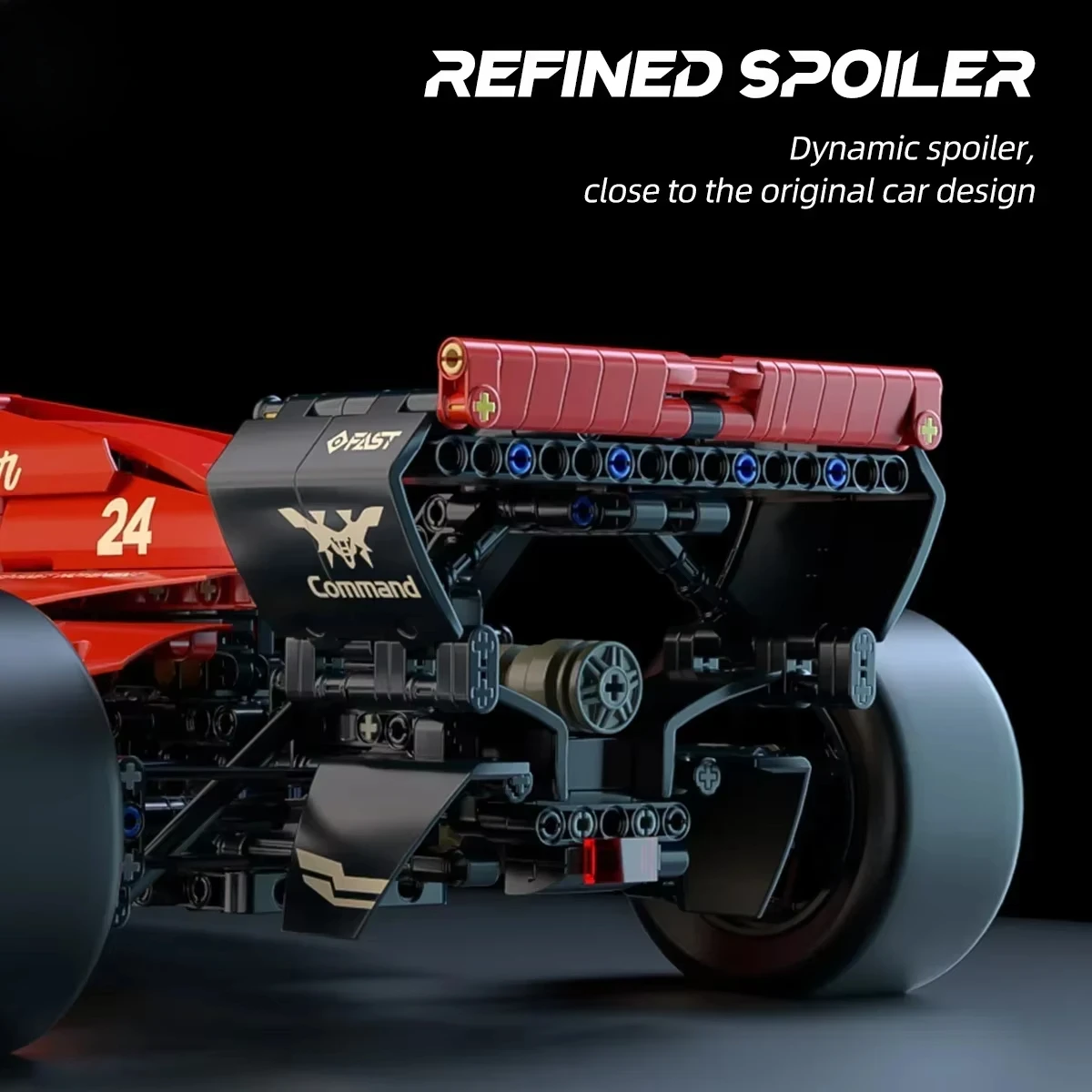 1:8 F1 Race Cars 1770PCS Building Sets MOC Building Blocks Car Cool Collectible Model Car Kits Toy Christmas Festive Gift Giving