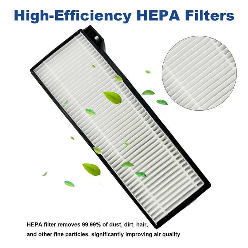 

A31I 18-Piece Replacement Parts Kit for Eufy X10 Pro Omni Vacuum Cleaner, Including Main Brush, Side Brushes, Filters Etc.