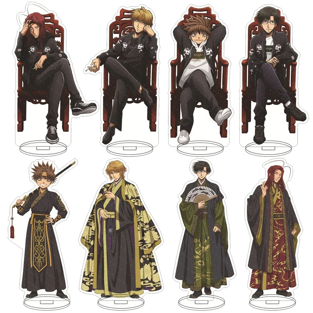 

Anime RELOAD ZEROIN Acrylic Stand Model Figures Genjyo Sanzo Son Goku Sha Gojeyo Cho Hakkai Cosplay Model Desk Decor Fans Gifts