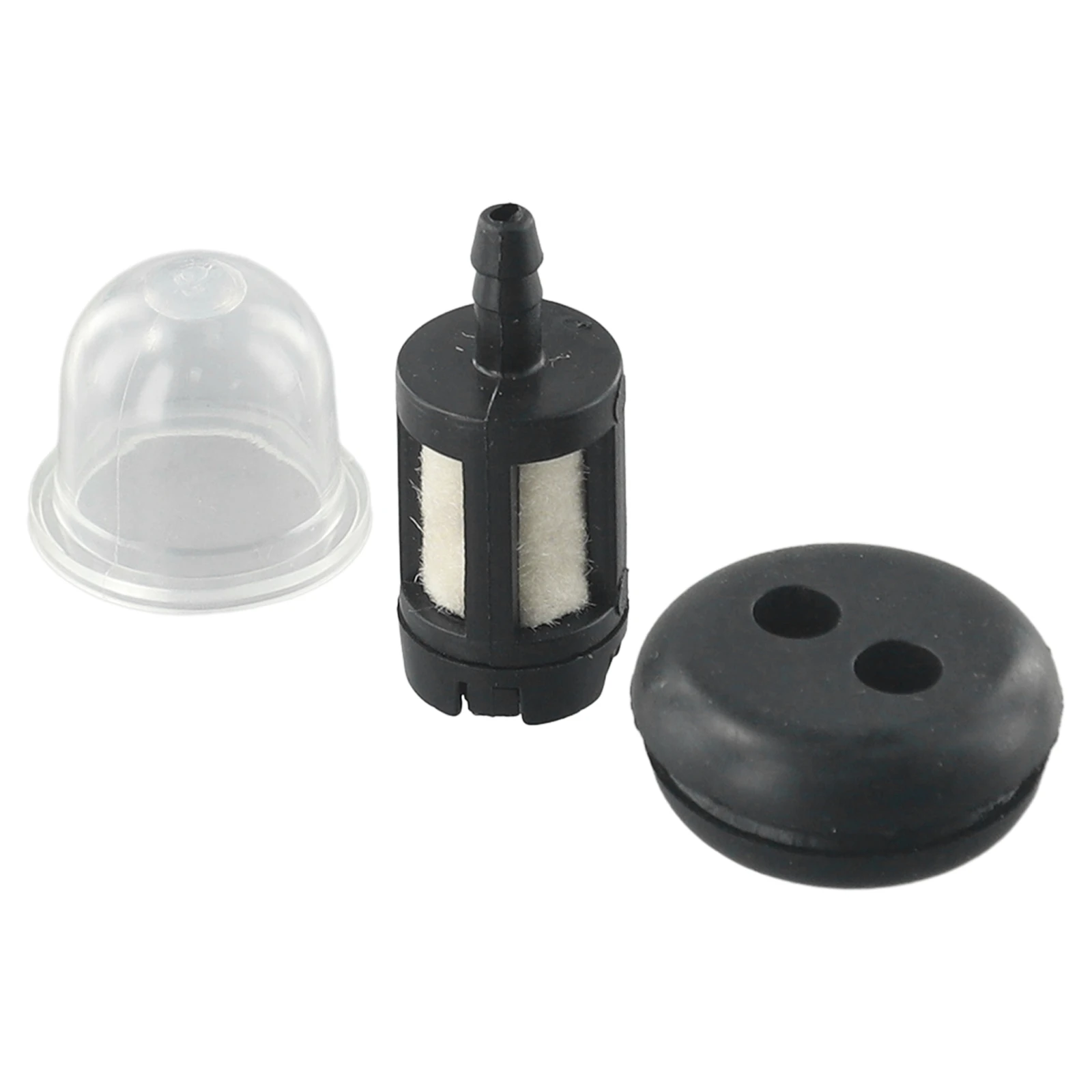 Outdoor Fuel Hose Set Garden 4pcs ABS Fuel Hose Pipe Filter Primer & Gromett Pipe Filter Set Easy Installation