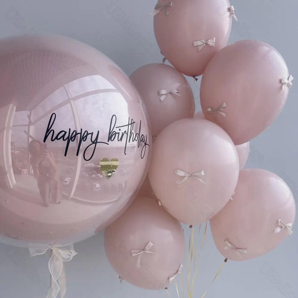 20/40 Stück staubige rosa Latexballons 10 Zoll weißer Sand Boho blassrosa Luft-Heliumballons für Geburtstag, Hochzeit, Babyparty-Dekoration – Detail 5
