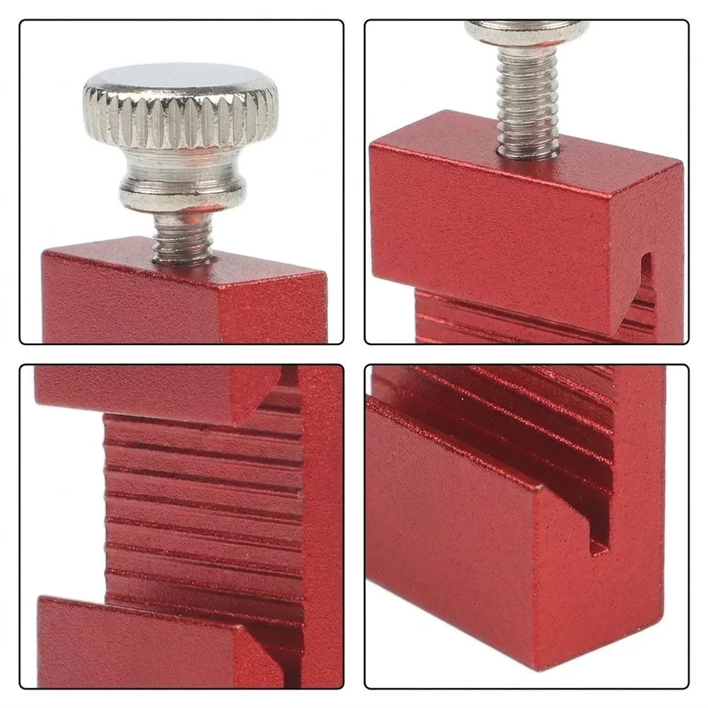 Woodworking Scribing Stop Made of Aluminum Alloy with Metric Scale for Consistent Edge Registration and Measurement Accuracy