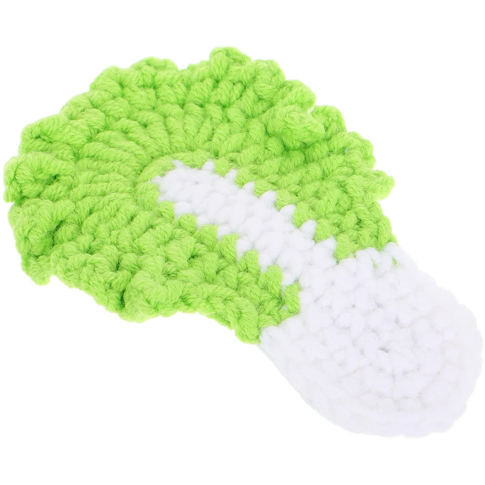 

Handmade Crochet Hair Clip White Woolen Embroidered Durable Kids Hair Accessories Cute Toddler Barrettes for Daily Party