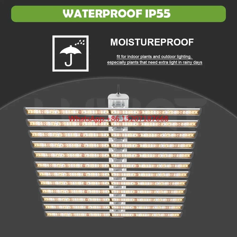 growers choice roi-e720 led grow light 600w 800w for replacing 1000w hps for garden greenhouse