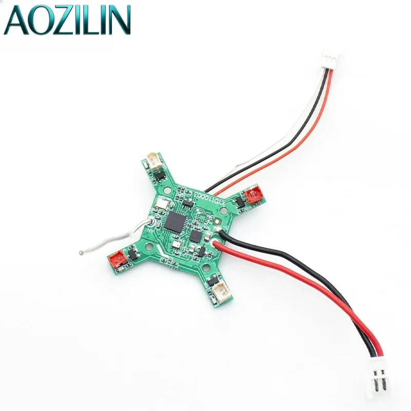 AOZILIN Mini RC 4 Rotor Flying Model DIY Kit Complete Mainboard Parts Remote Control Teaching Aircraft For Beginners