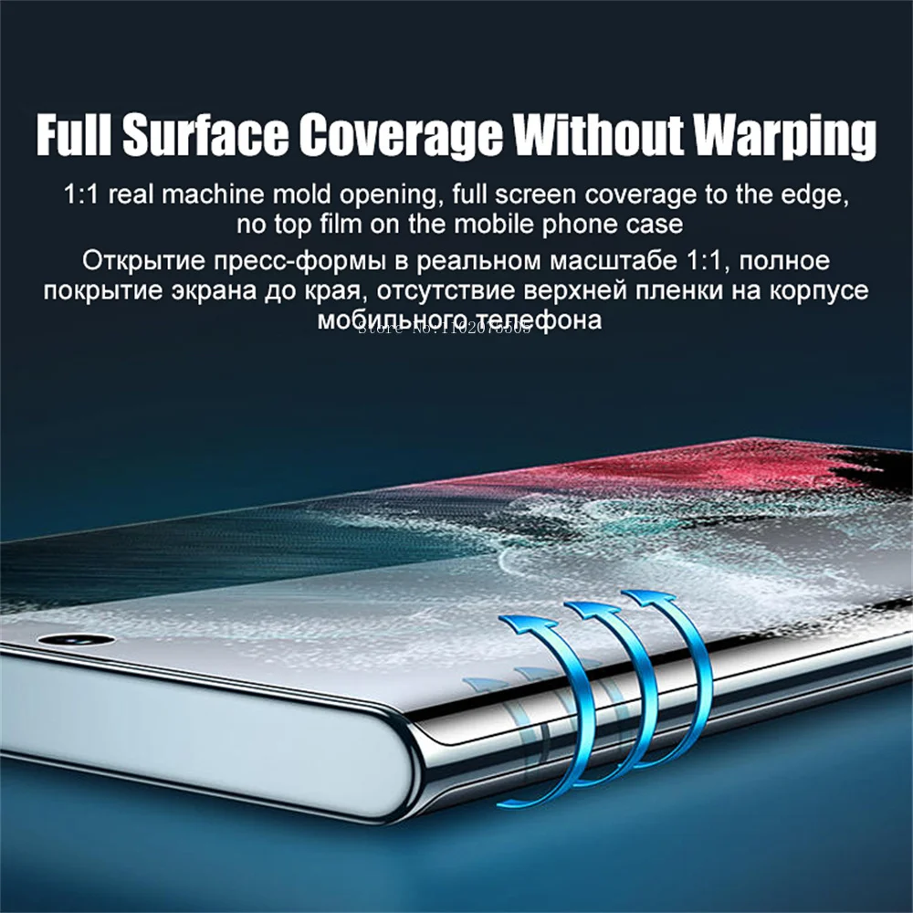 4szt HD Hydrogel Film dla Samsung Galaxy S24 S23 S22 Ultra S21 Plus S20 FE Note 20 Ultra A54 A53 A52 A34 A14 5G Screen Protector — zdjęcie produktu 2