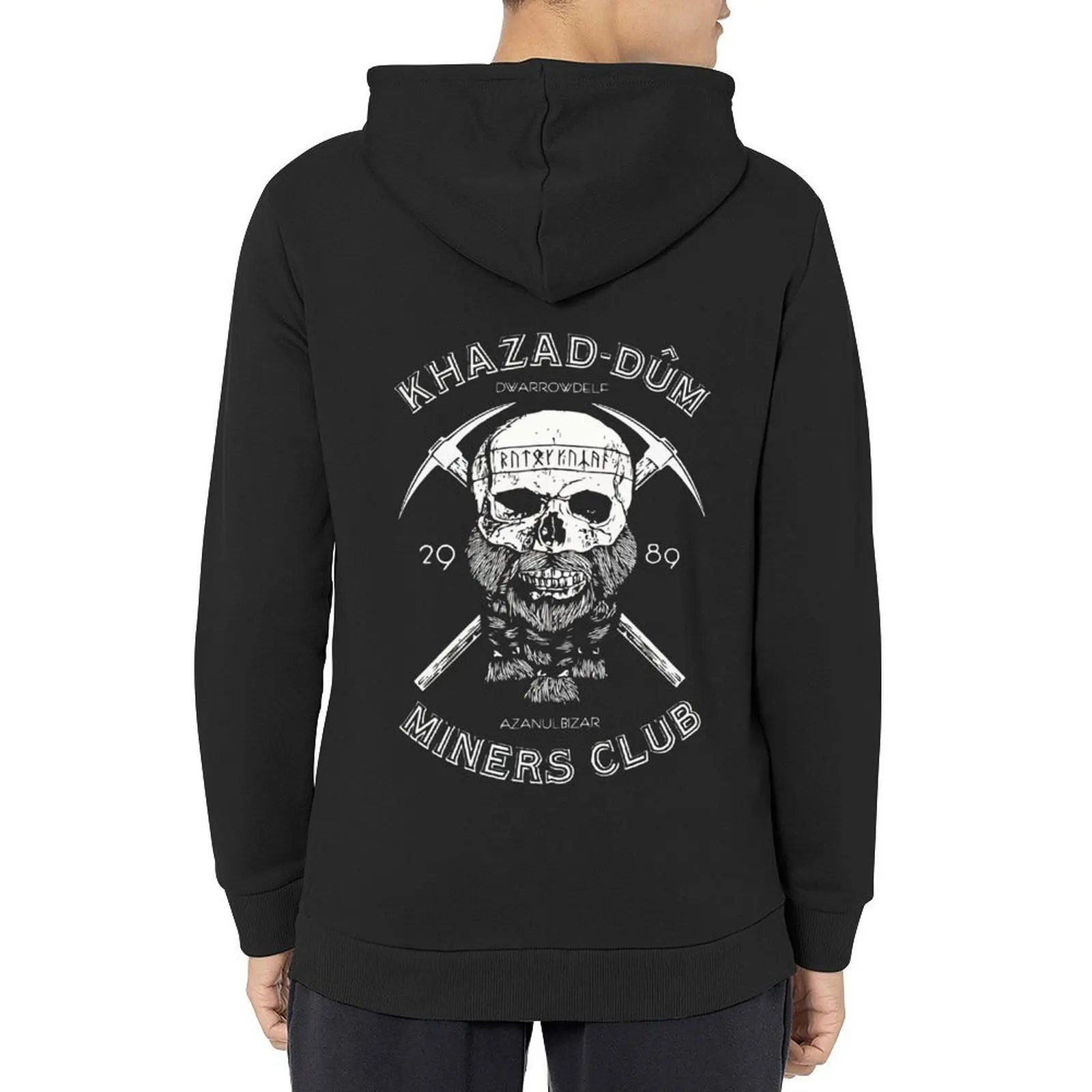 

Khazad-Dum Miners Club Hoodie male clothes men's clothing autumn hoodie streetwear