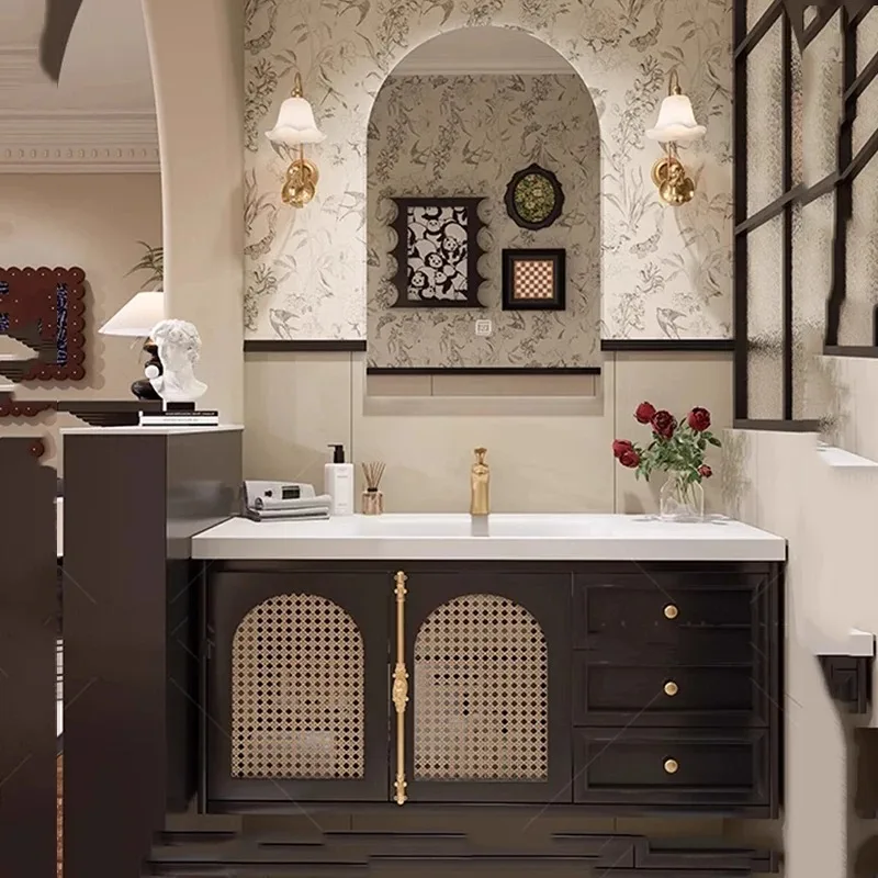 

Multilayer Drawers Bathroom Cabinet Organizers Luxury Storage Bathroom Cabinet Floating Space Saving Mobile Da Bagno Furniture