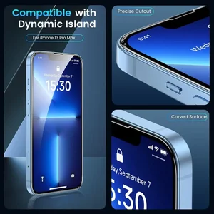 5 Buah Pelindung Layar Mini untuk iPhone 15 13 11 12 14 Pro Max untuk iPhone 16 7 8 Plus X XR X MAX Kaca Pelindung 12 tepi penjualan terbaik pro - №