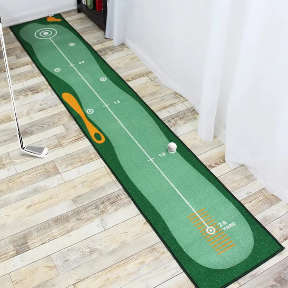 جولف وضع السجاد 50X300cm جولف حصيرة خفيفة الوزن جولف التدريب منصات المحمولة مضرب ممارسة داخلي في الهواء الطلق جولف الرياضة #2