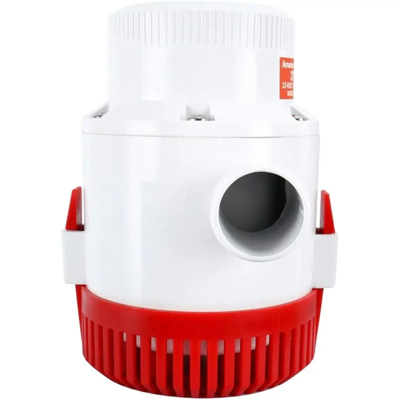 X39A-3700GPH Bilge Pump Electric Bilge Pump Boat Marine Plumbing Bilge Pump 12V Efficient Low Noise Overheat Prevention