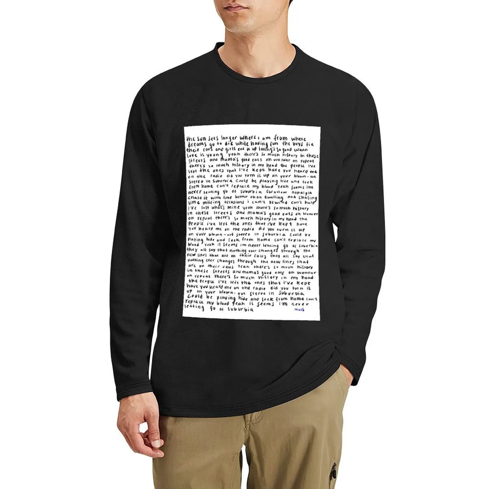 

TROYE SIVAN SUBURUBIA Long T-Shirt anime black t shirt animal print shirt for boys black t shirts for men