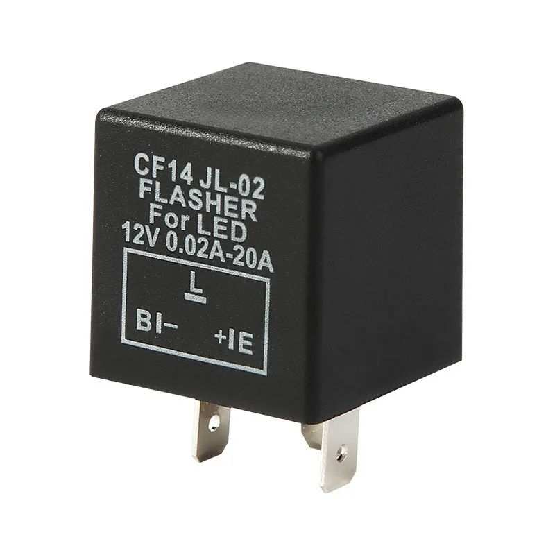 Car Flash Relay CF14 JL-02 12VDC Car Flasher, Tripod LED Light Anti-flash Stroboscopic