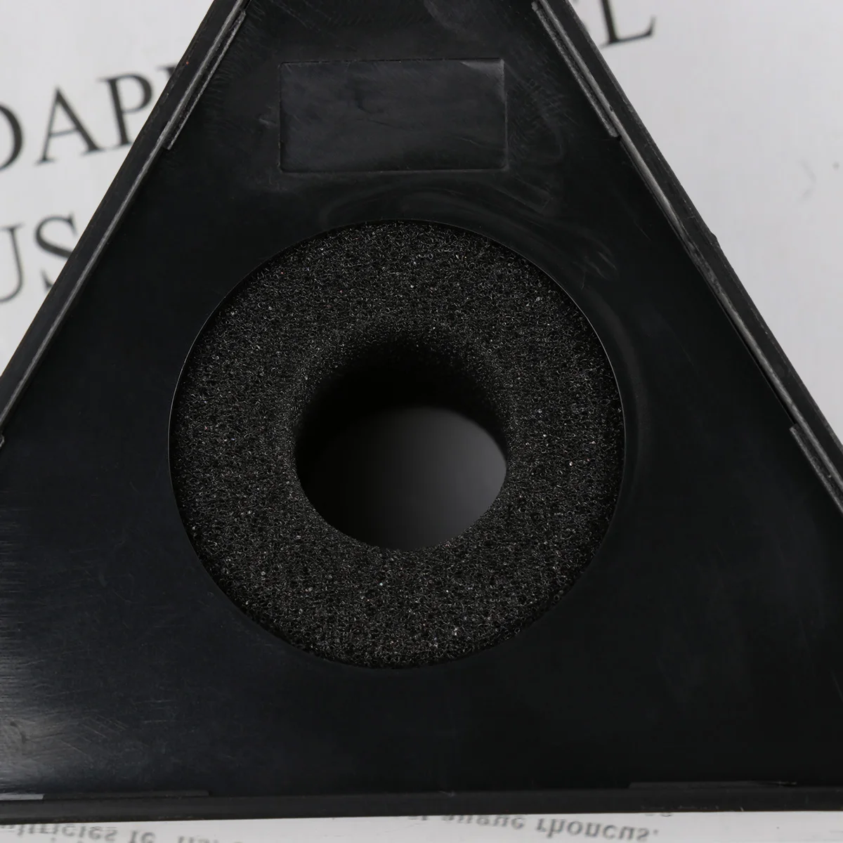 

2Pcs Mic Logo Stand ABS Durable Large Space for Logo Simple Design Easy to Carry Professional Interview Microphone Protector