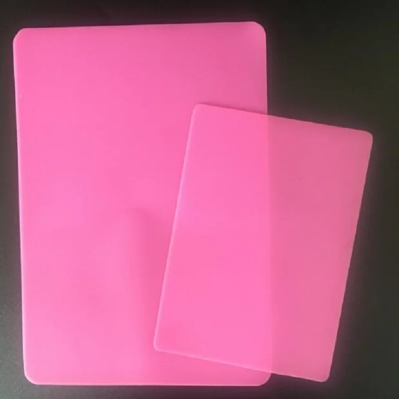 Blue and Pink Large, Medium and Small Rectangular Silicone Mats Epoxy Makes Dirt-Resistant Tools for DIY Crafting