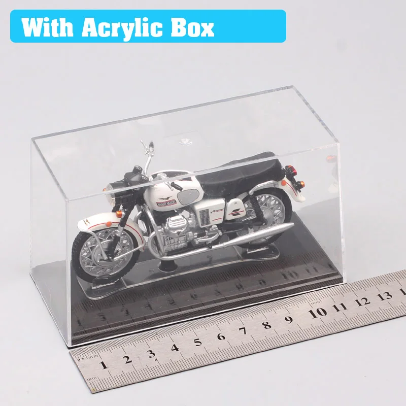 1:24 Scale Classic Moto Guzzi V7 Special 1970 Motorcycle Diecasts & Toy Vehicles Sports Bike Model Miniatures Hobby Gift White