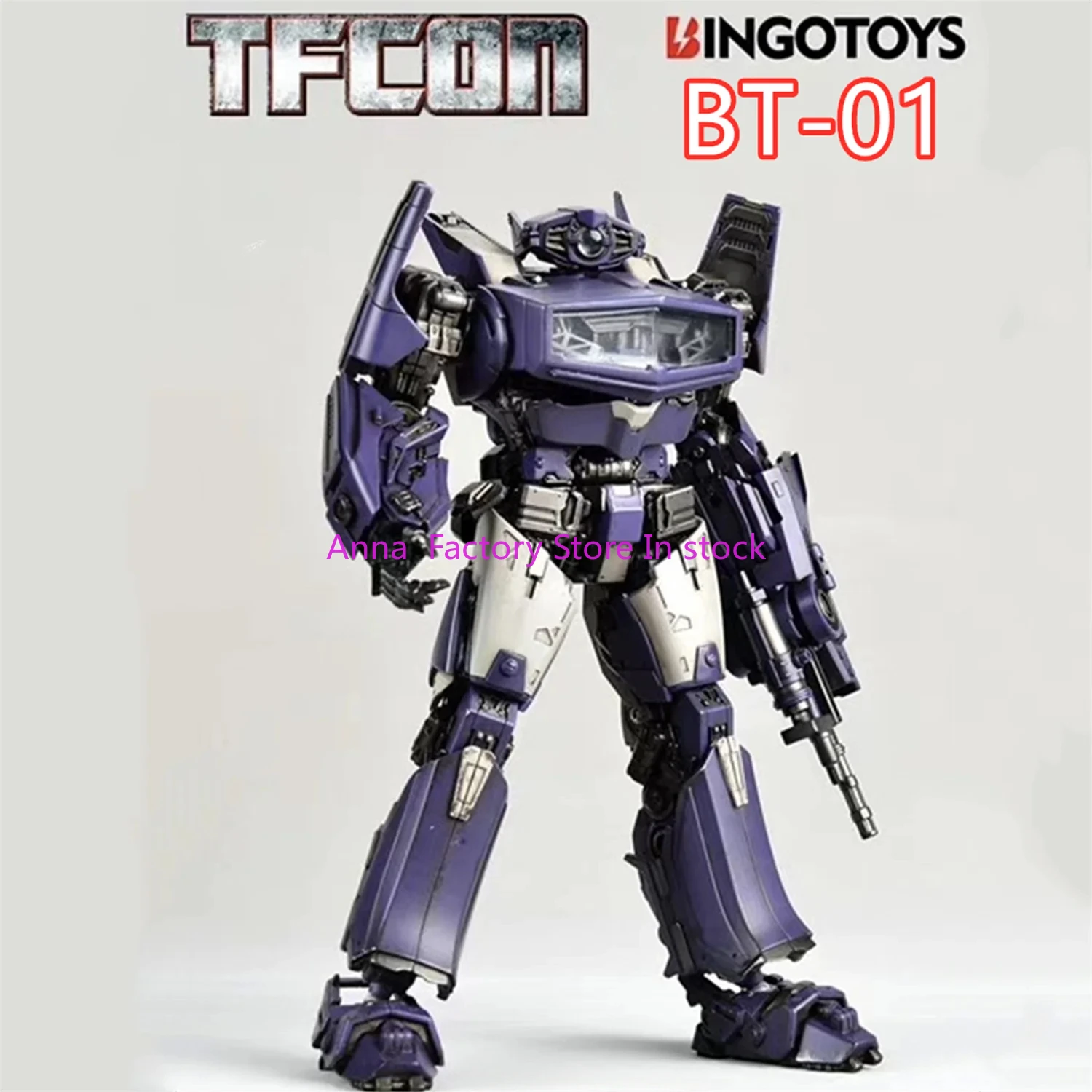 In stock BINGOTOYS-BINGOTOYS ACTION doll BT-01, robot model with box, silencer, shock wave