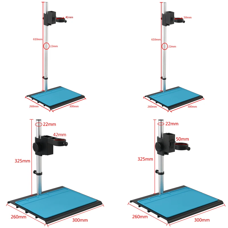 50mm 40mm LAB Industrielle Zoom Monokulare Optische 180X 130X C Mount Objektiv Mikroskop Kamera Tisch Lift Ständer Halter halterung Leuchte