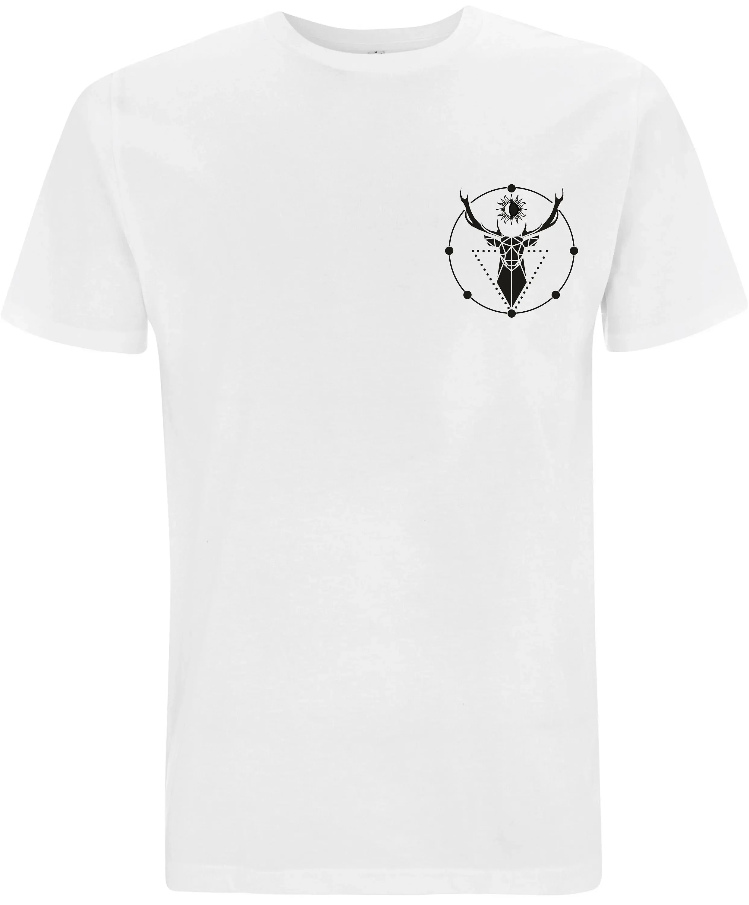 T Shirt Deer Men white or black