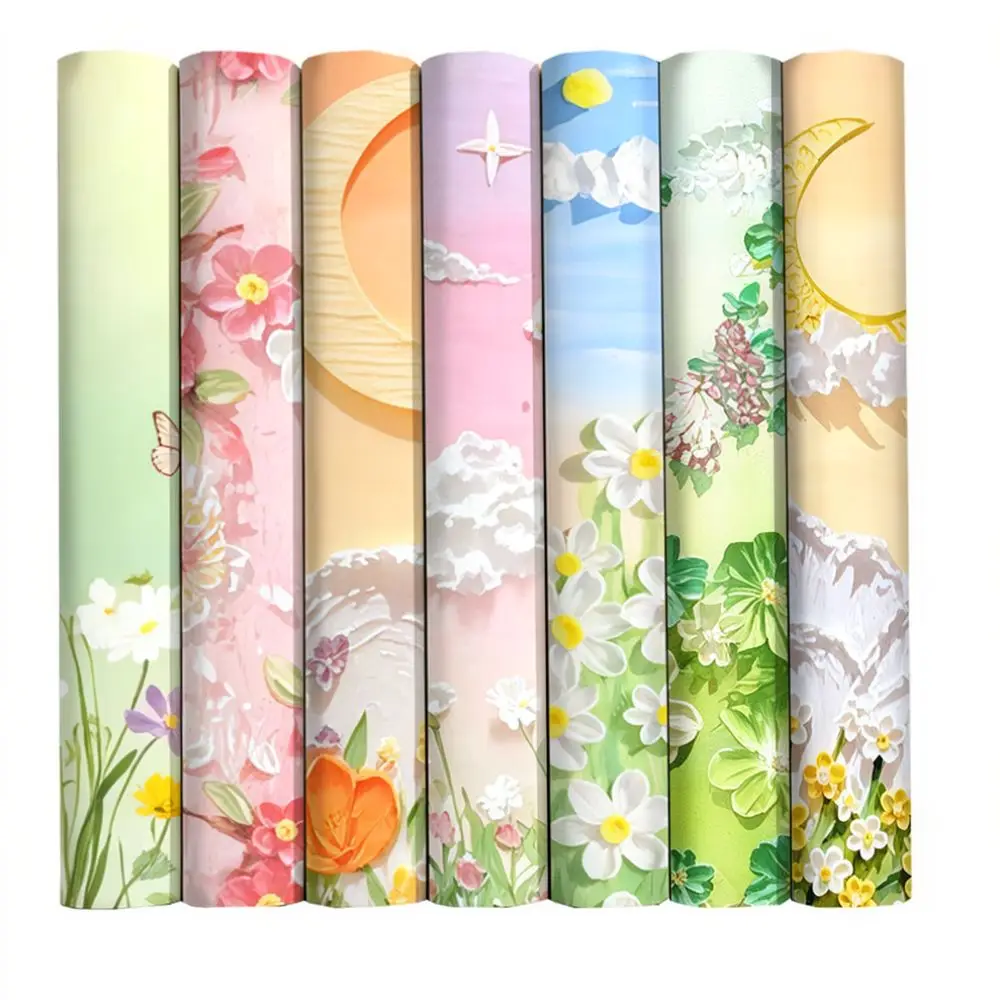 Retro Style PVC Wall Sticker Self Adhesive Wallpaper Moisture Proof Wall Skirting Cover For Home Interior Wall Surface