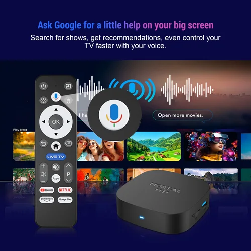 Imagen 2 del producto 2025 nuevo Android TV Box T1 + Rockchip RK3518 Android 16 8GB RAM 128GB ROM WiFi 6 BT 5,4 Dual UI 8K Ultra HD reproductor multimedia inteligente