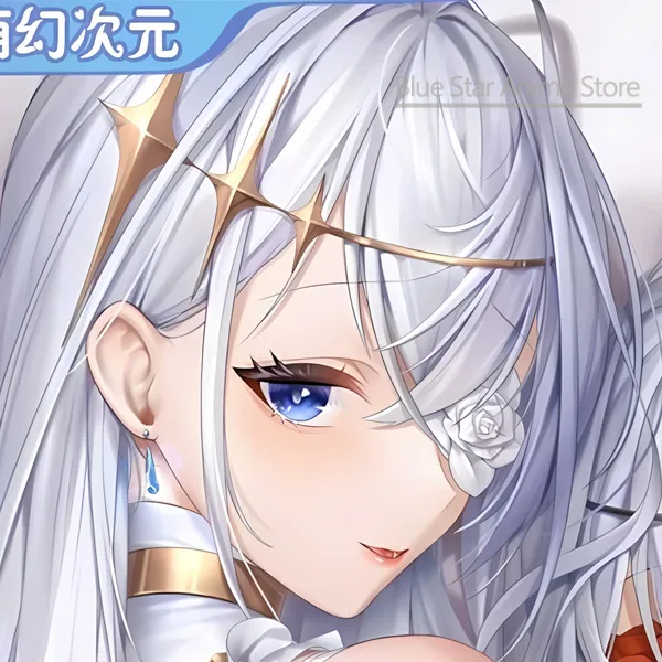 

Azur Lane Emden Dakimakura Hing Body Case Otaku Pillow Cushion Bed Linings Xmas 2WAY
