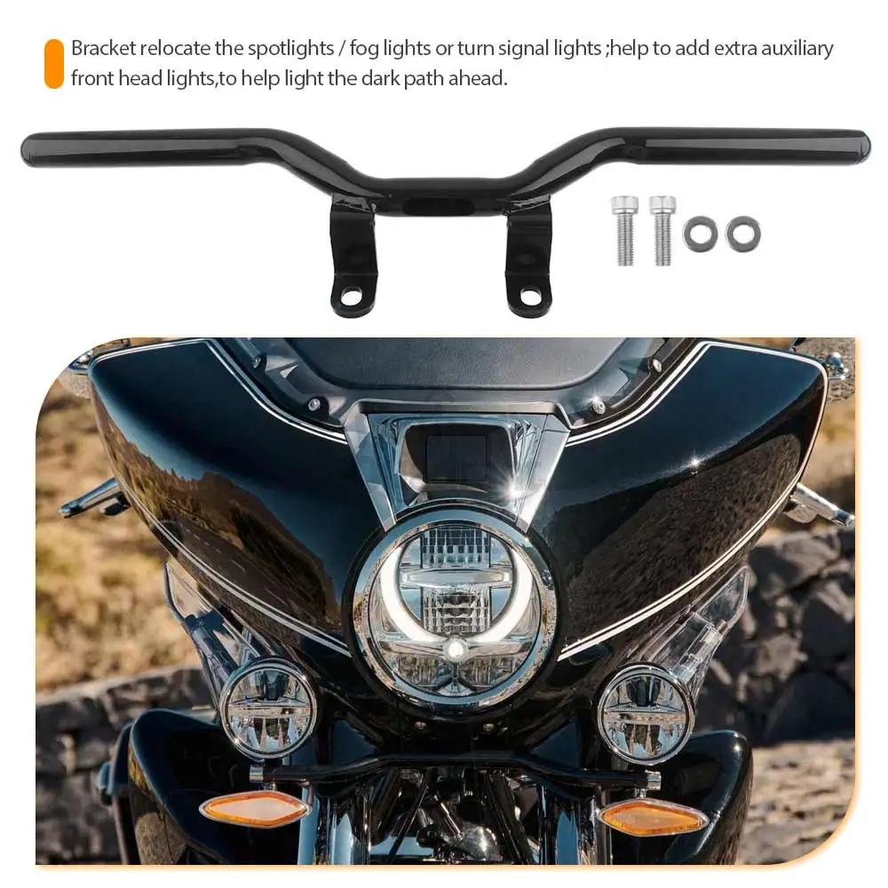 Fog Light Bracket Bar Spotlight Auxillary Headlight Holder Motorcycle Accessories For BMW R18 R18B Bagger Transcontinental 2021+