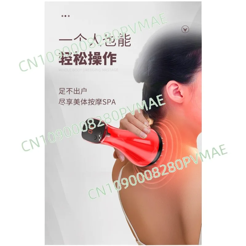 Electric scraping instrument dredges massage meridian brush