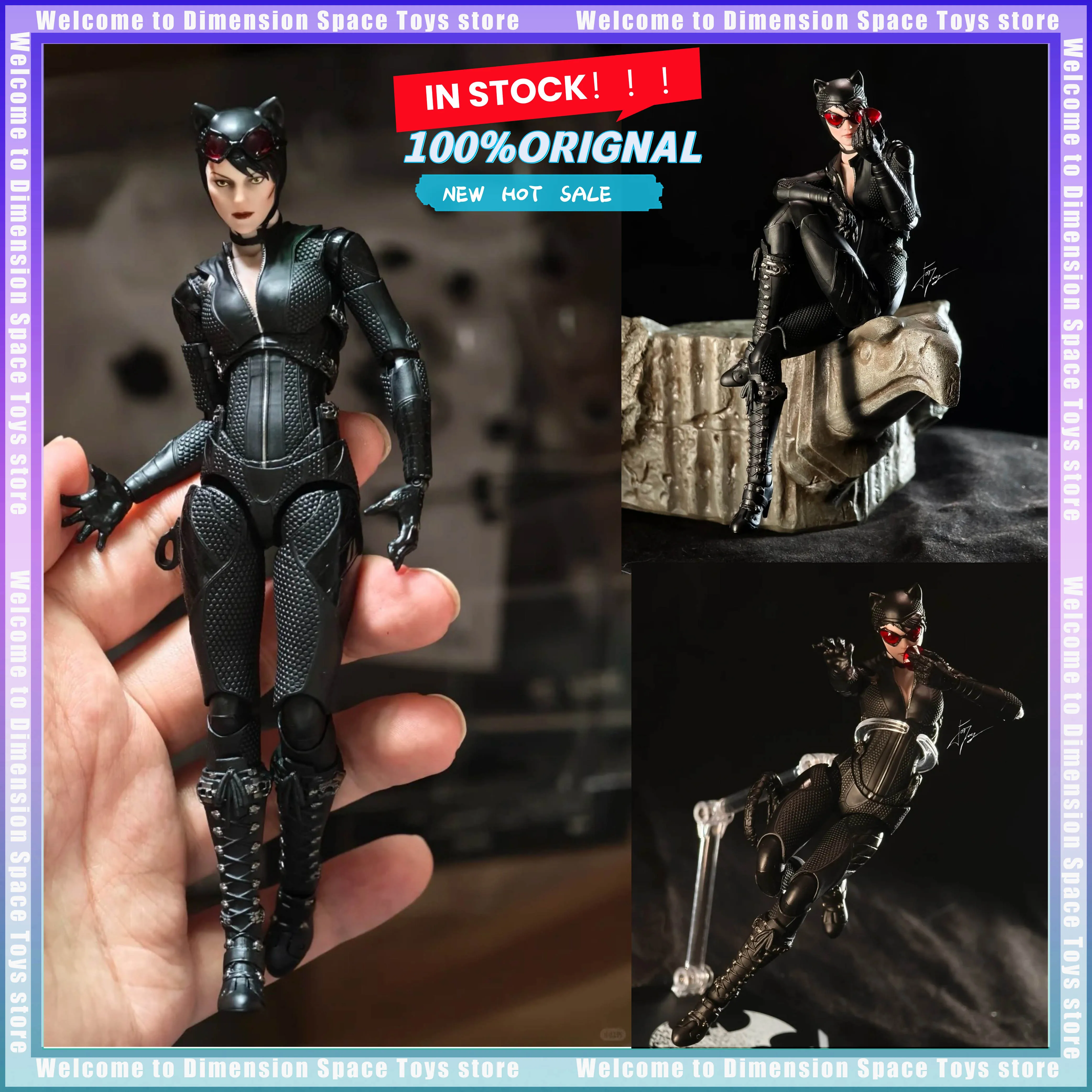 Original 1/12 LPZZ U-P-Finegures Catwoman Batman Arkham Knight