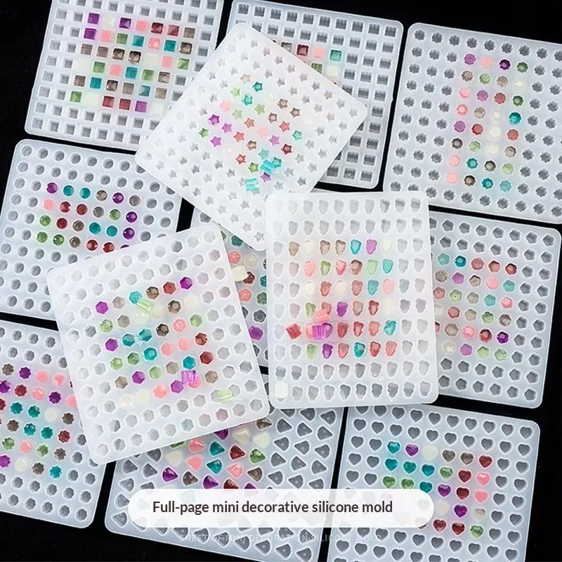 100-Fach-Mini-Katzenpfoten-Silikonform, quadratisch-rund, für Wachssiegel, Scrapbooking-Werkzeuge, Ohrringe, Anhänger, Schmuck, Kunsthandwerk – Detail 9