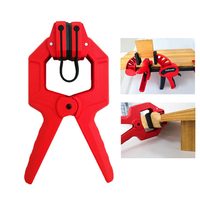 Single Hand F Clamp High Hardness Engineering Plastic G Style Design 50mm Maximum Opening for Woodworking Model Aviation